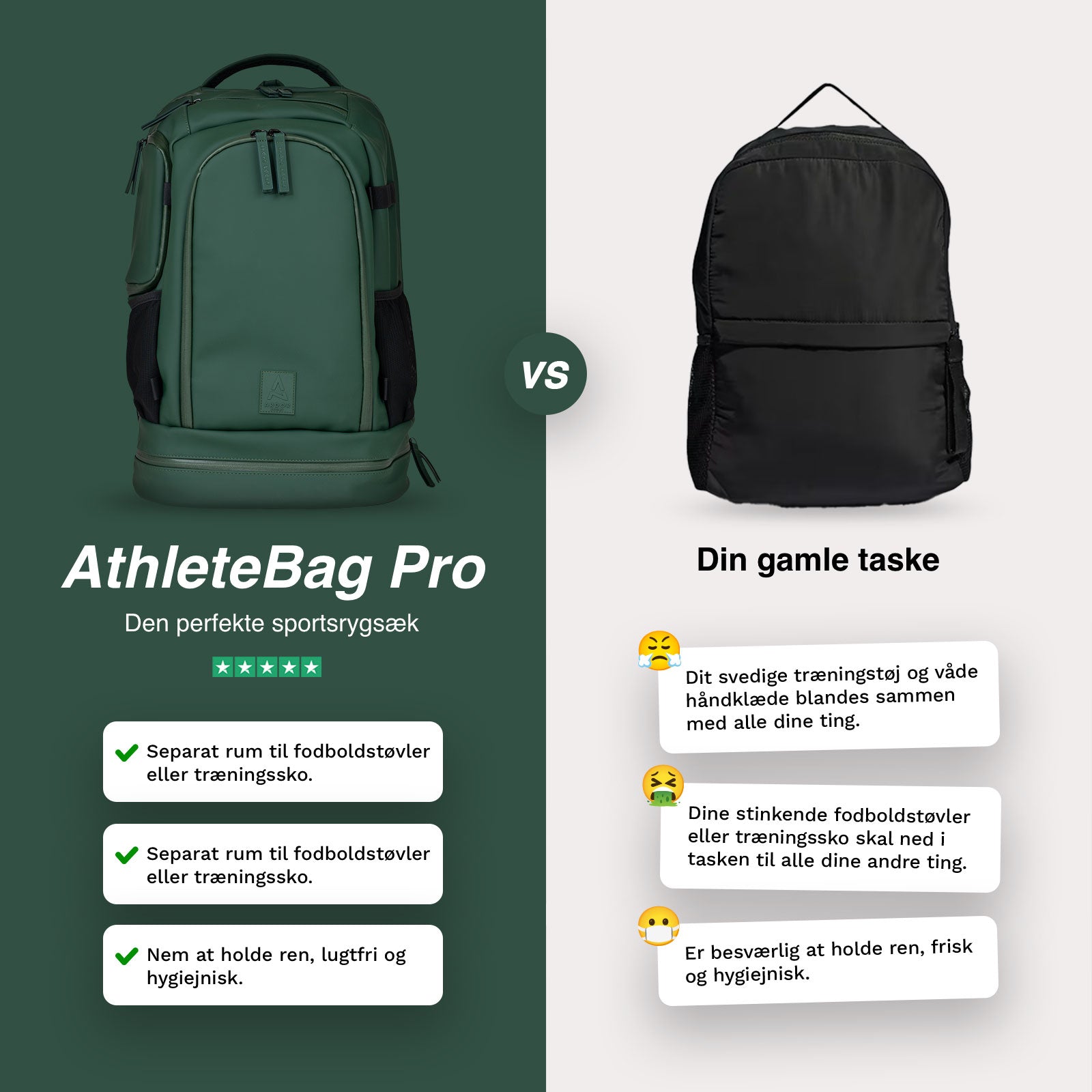AthleteBag™ Pro - Midnight Green